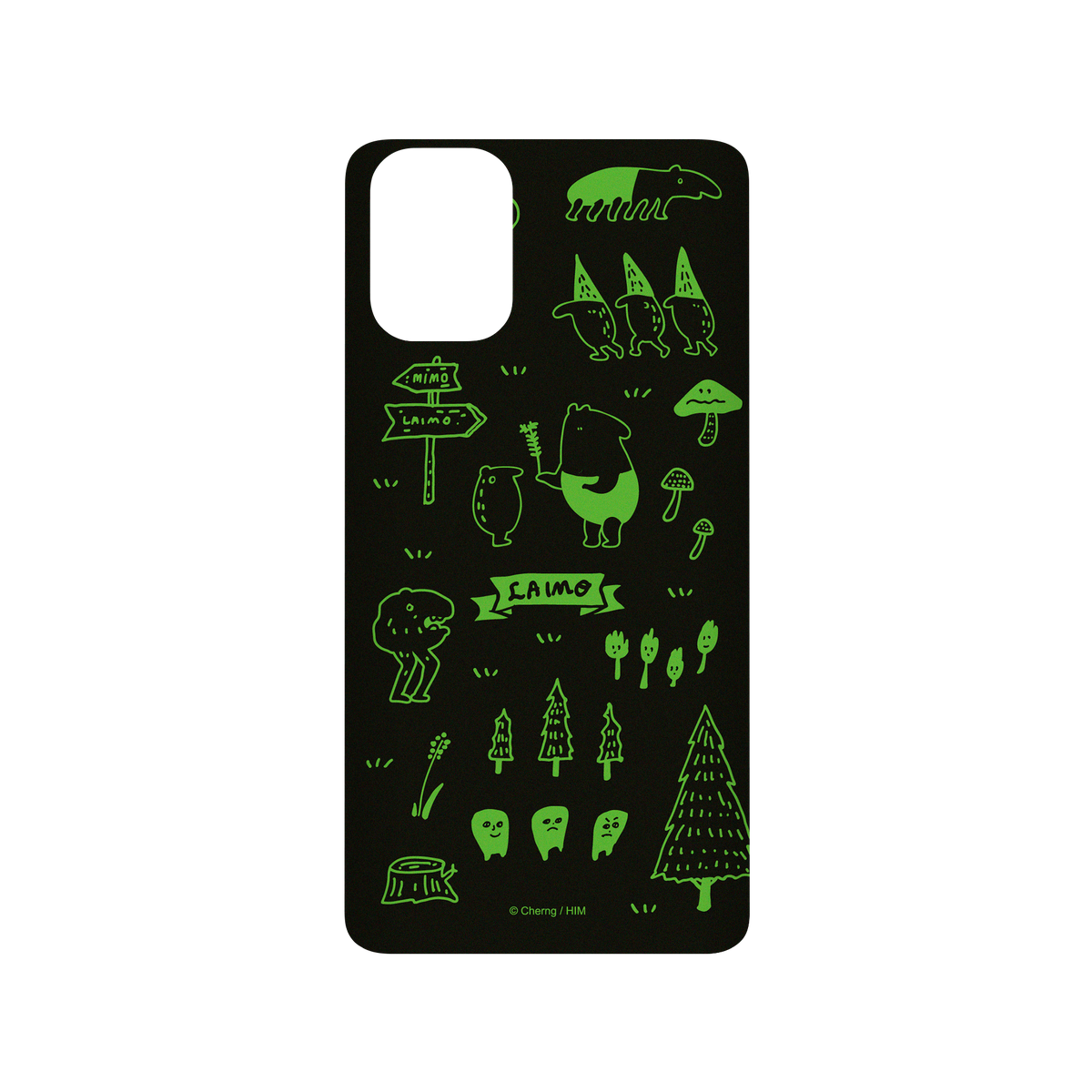 RhinoShield X LAIMO SolidSuit Samsung Galaxy A51 (4G) Case - LAIMO's Magic Forest (Night)