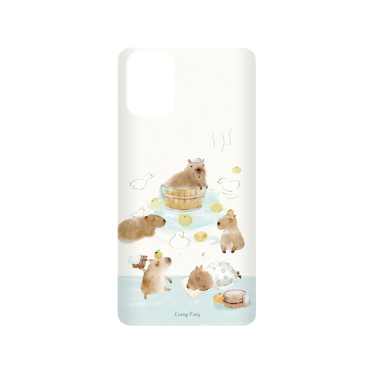RHINOSHIELD X Liang Feng SolidSuit Samsung Galaxy A51 (4G) Case - capybaras