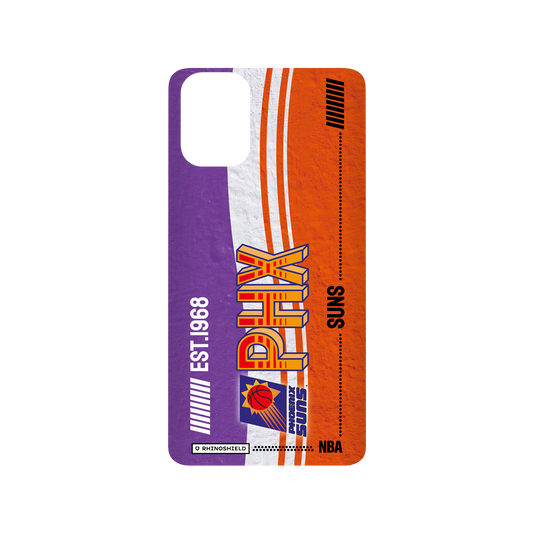 Samsung Galaxy A51 (4G) 犀牛盾SolidSuit聯名設計款防摔背蓋手機殼 NBA - 復古球員卡-鳳凰城太陽 Phoenix Suns - Vintage Card