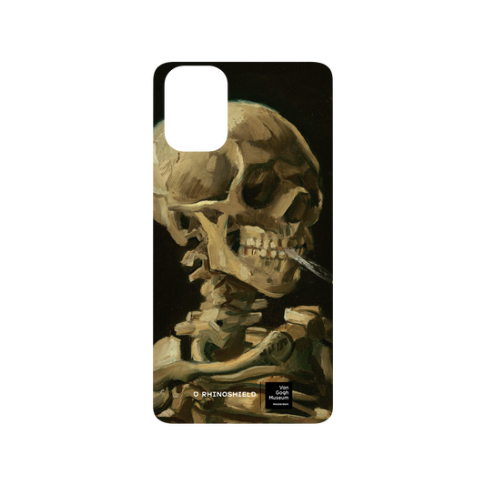 RhinoShield X Van Gogh Museum SolidSuit Samsung Galaxy A51 (4G) Case - Head of a Skeleton with a Burning Cigarette