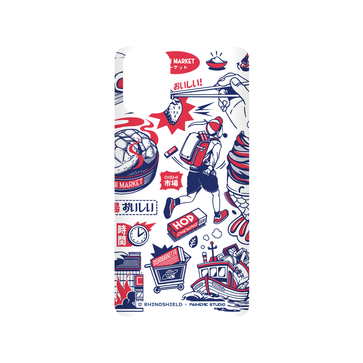 RhinoShield X Paiheme Studio SolidSuit Samsung Galaxy A51 (4G) Case - Oishi Tattoos Mix