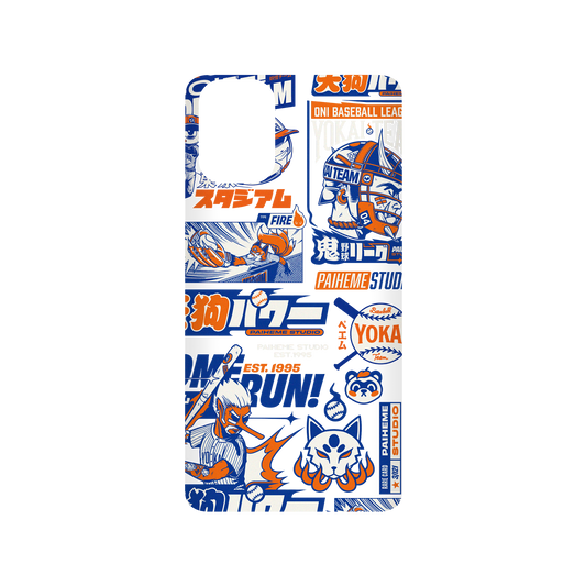 RHINOSHIELD X Paiheme Studio SolidSuit Samsung Galaxy A51 (4G) Case - Yokai Baseball Mix