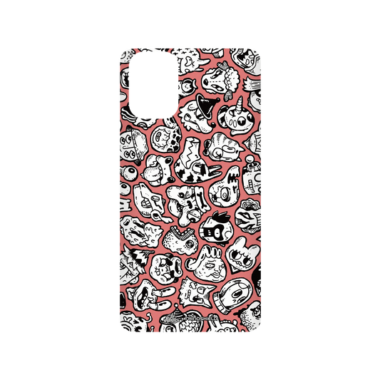RhinoShield X Lei Melendres SolidSuit Samsung Galaxy A51 (4G) Case - Puzzle Heads Red 2 Heads 04.2