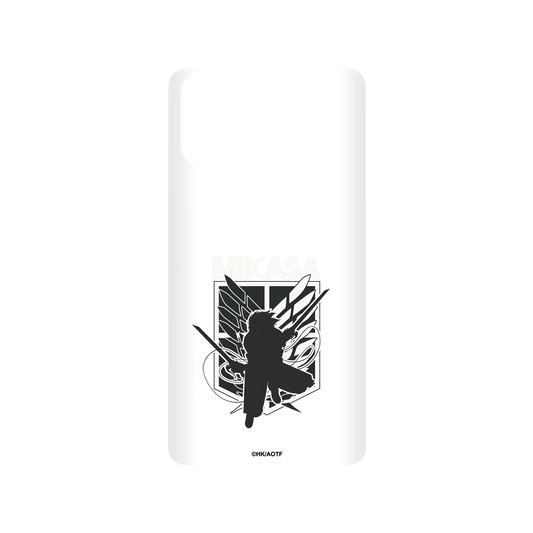 RhinoShield X Attack on Titan SolidSuit Samsung Galaxy A51 (4G) Case - Mikasa - Silhouette