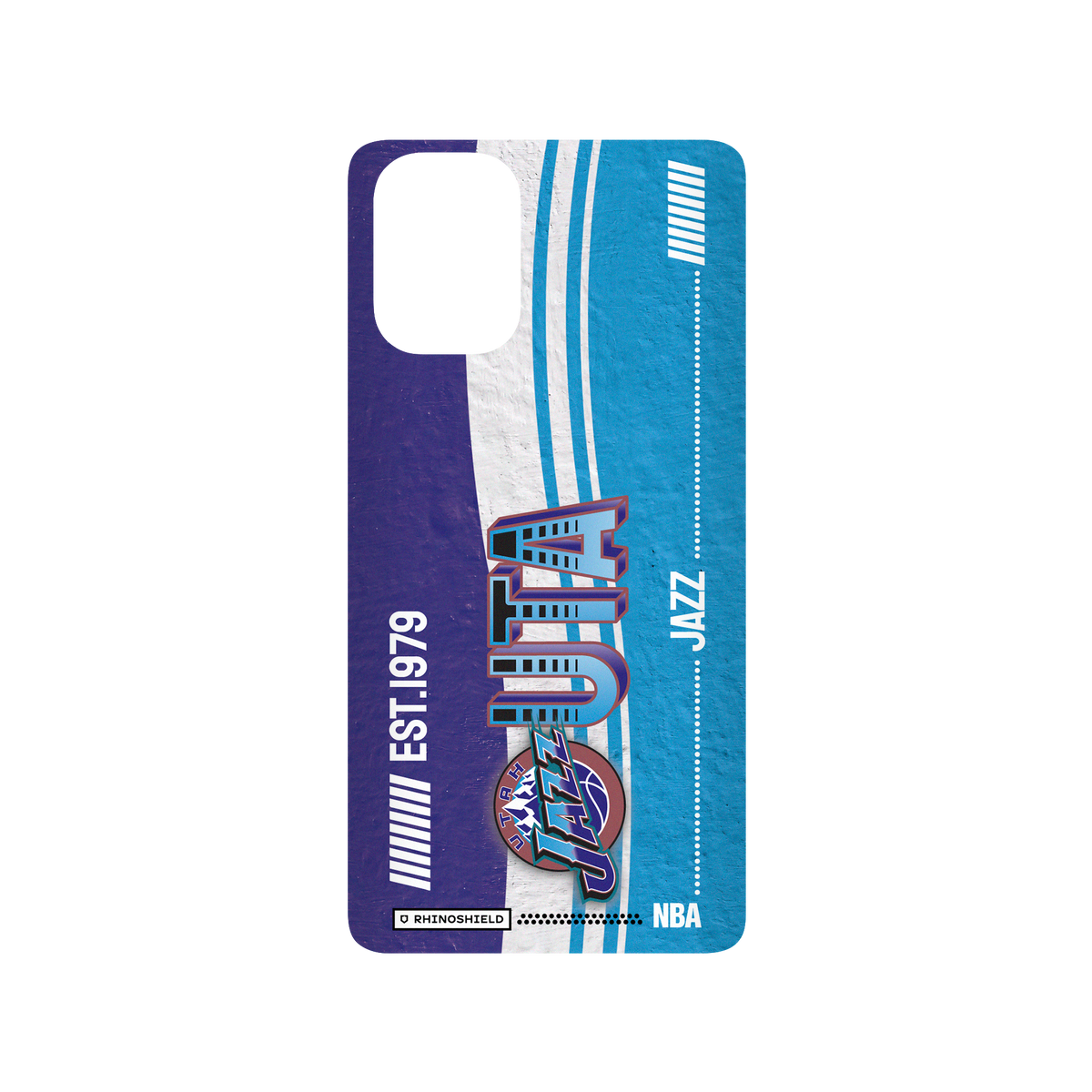 Samsung Galaxy A71 (4G) 犀牛盾SolidSuit聯名設計款防摔背蓋手機殼 NBA - 復古球員卡-猶他爵士 Utah Jazz - Vintage Card