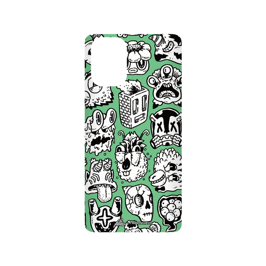 RhinoShield X Lei Melendres SolidSuit Samsung Galaxy A71 (4G) Case - Fun Portraits Heads 02.1