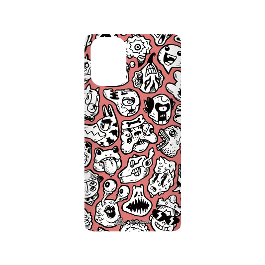 RhinoShield X Lei Melendres SolidSuit Samsung Galaxy A71 (4G) Case - Puzzle Heads Red Heads 04.1