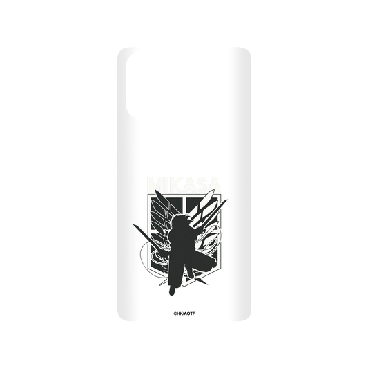 RhinoShield X Attack on Titan SolidSuit Samsung Galaxy A71 (4G) Case - Mikasa - Silhouette