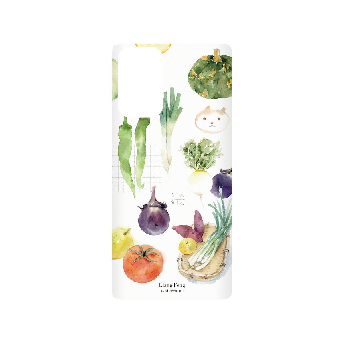 RhinoShield X Liang Feng SolidSuit Samsung Galaxy Note20 (4G/5G) Case - Wild vegetables