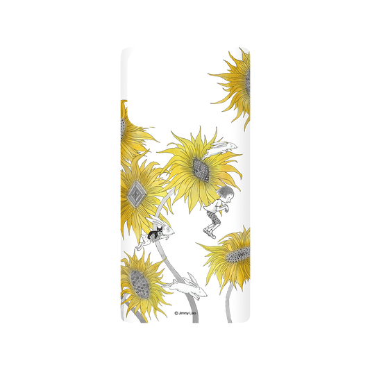 RHINOSHIELD X Jimmy SolidSuit Samsung Galaxy Note20 (4G/5G) Case - Year of the Rabbit Series - Chasing in the sunflowers field