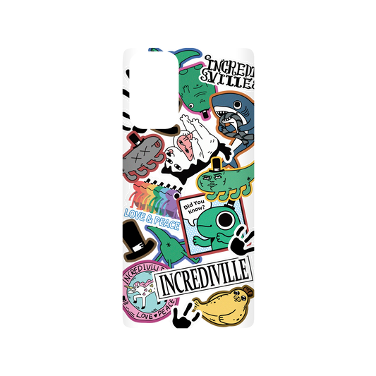 RhinoShield X Incrediville SolidSuit Samsung Galaxy Note20 (4G/5G) Case - Odd Sticker Album