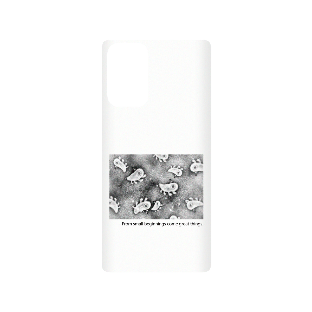 RHINOSHIELD X Incrediville  SolidSuit Samsung Galaxy Note20 (4G/5G) Case - Microscopic Observation - White