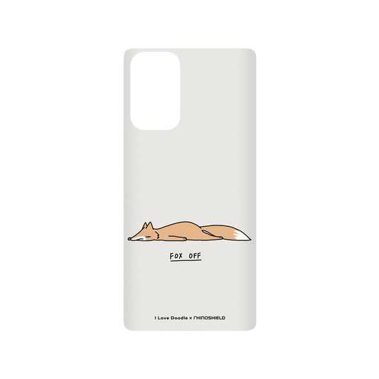 RhinoShield X I Love Doodle SolidSuit Samsung Galaxy Note20 (4G/5G) Case - Fox Off