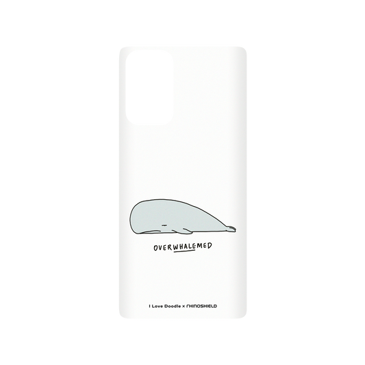 RhinoShield X I Love Doodle SolidSuit Samsung Galaxy Note20 (4G/5G) Case - Overwhalemed