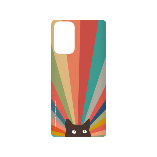 RhinoShield X I Love Doodle SolidSuit Samsung Galaxy Note20 (4G/5G) Case - Cat Landscape - Imagination