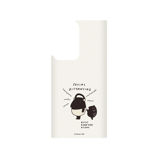 RHINOSHIELD X LAIMO SolidSuit Samsung Galaxy Note20 Ultra (4G/5G) Case - SOCIAL DISTANCING