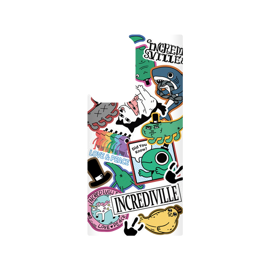 RhinoShield X Incrediville SolidSuit Samsung Galaxy Note20 Ultra (4G/5G) Case - Odd Sticker Album