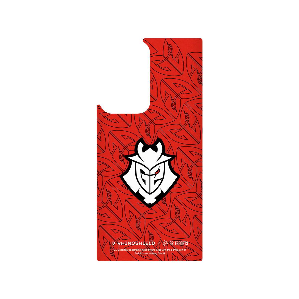RhinoShield X G2 Esports SolidSuit Samsung Galaxy Note20 Ultra (4G/5G) Case - G2 - Red Pattern