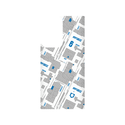 RhinoShield X 6: Siege SolidSuit Samsung Galaxy Note20 Ultra (4G/5G) Case - Map - Blue