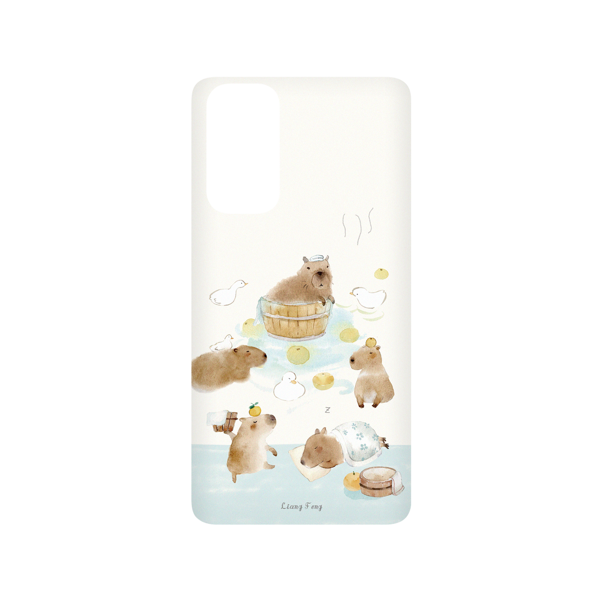 RHINOSHIELD X Liang Feng SolidSuit Samsung Galaxy S20 FE (4G/5G) Case - capybaras