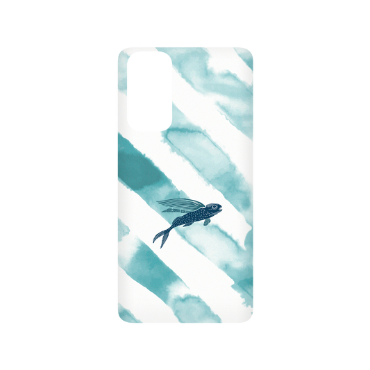 RhinoShield X WasangShow SolidSuit Samsung Galaxy S20 FE (4G/5G) Case - Ocean WAWA - Flying Fish in Waves
