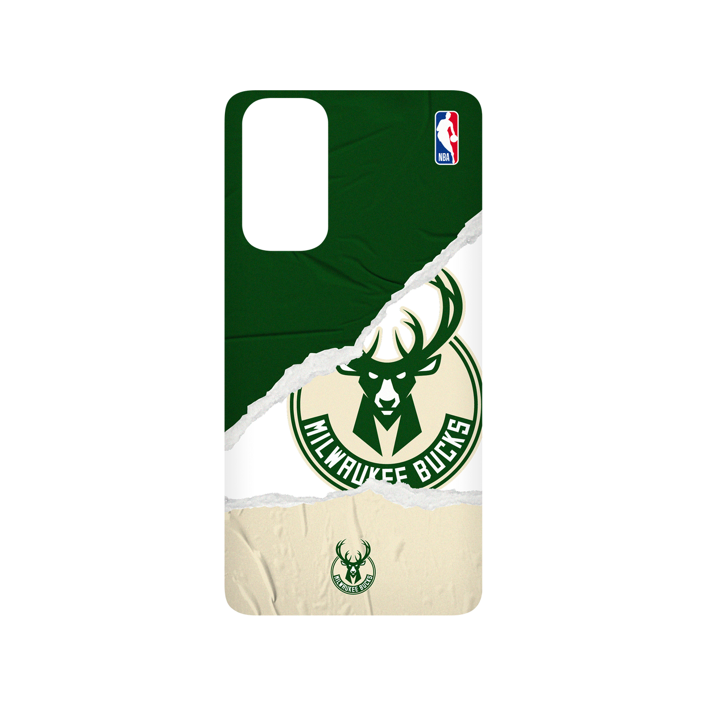 RhinoShield X NBA SolidSuit Samsung Galaxy S20 FE (4G/5G) Case - Milwaukee Bucks - Sweat and Tears