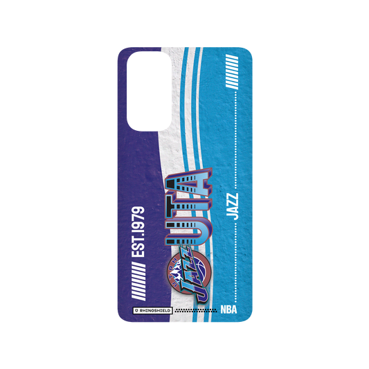 Samsung Galaxy S20 FE (4G/5G) 犀牛盾SolidSuit聯名設計款防摔背蓋手機殼 NBA - 復古球員卡-猶他爵士 Utah Jazz - Vintage Card