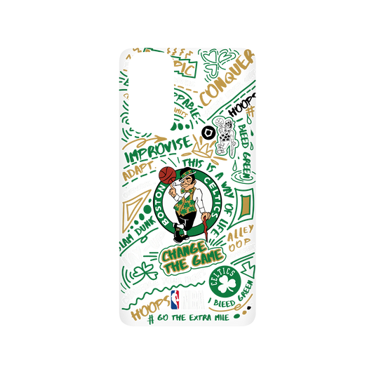 Samsung Galaxy S20 FE (4G/5G) 犀牛盾SolidSuit聯名設計款防摔背蓋手機殼 NBA - 塗鴉系列-波士頓塞爾提克 Boston Celtics - Graffiti