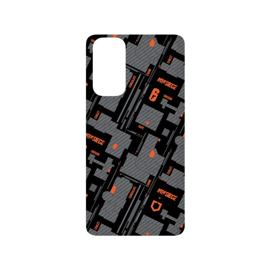 RhinoShield X 6: Siege SolidSuit Samsung Galaxy S20 FE (4G/5G) Case - Map - Orange