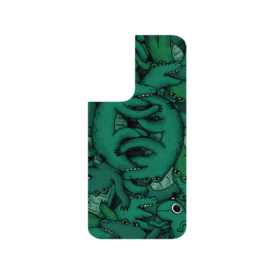 RhinoShield X Incrediville SolidSuit Samsung Galaxy S21 Case - Crocodille Ying Yang