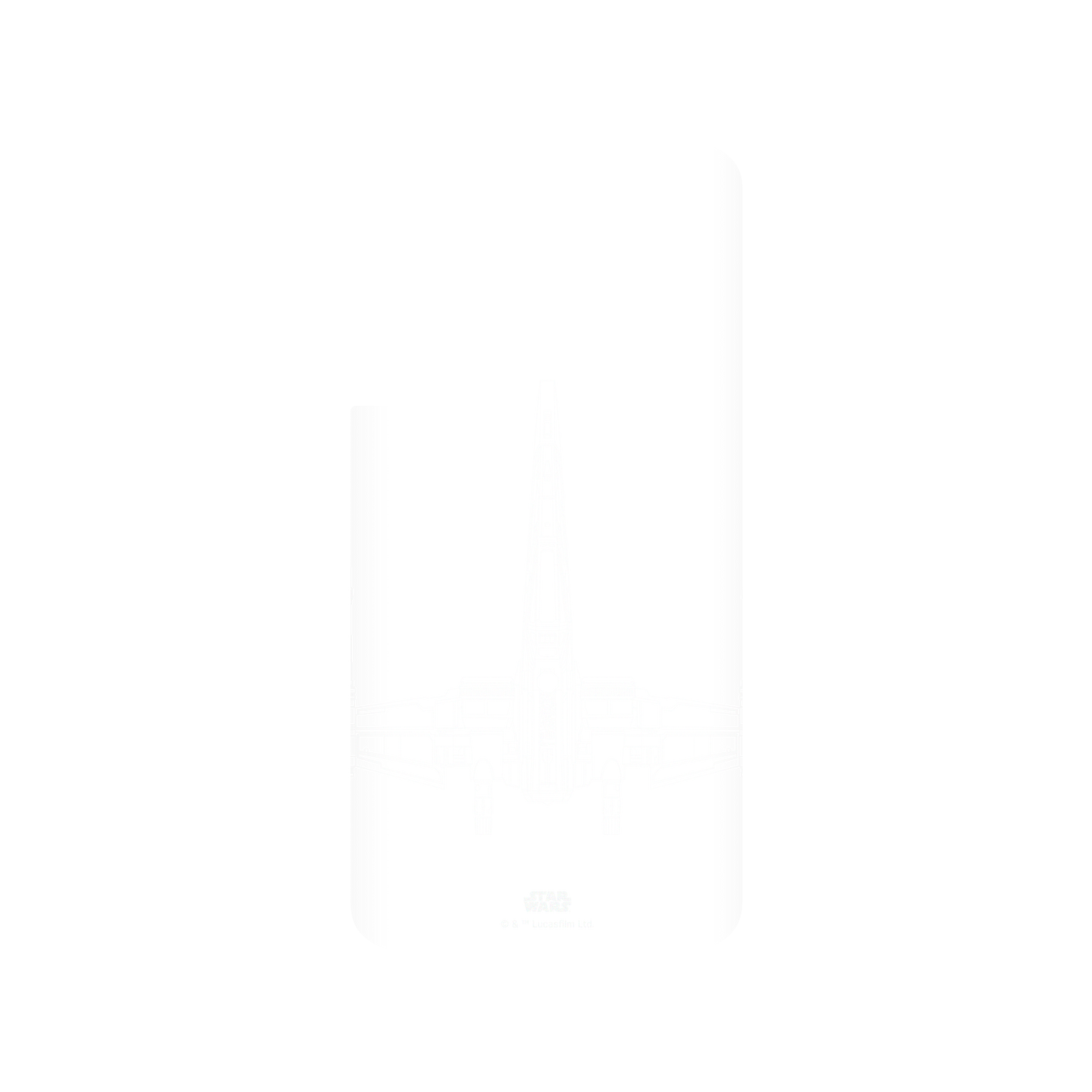 Samsung Galaxy S21 犀牛盾SolidSuit聯名設計款防摔背蓋手機殼 StarWars 星際大戰系列 - X戰機-線條白
