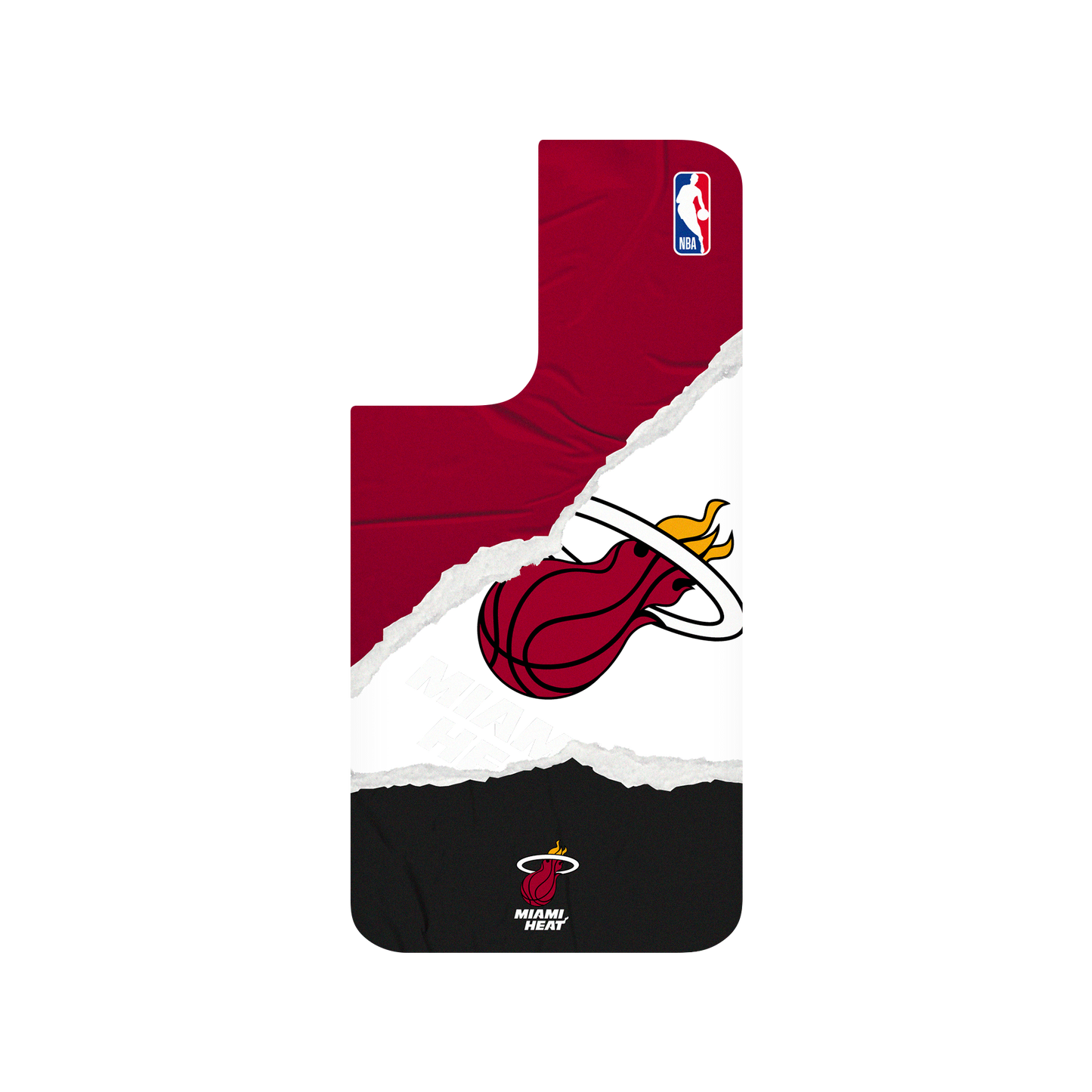 Samsung Galaxy S21 犀牛盾SolidSuit聯名設計款防摔背蓋手機殼 NBA - 熱血系列-邁阿密熱火 Miami Heats - Sweat and Tears