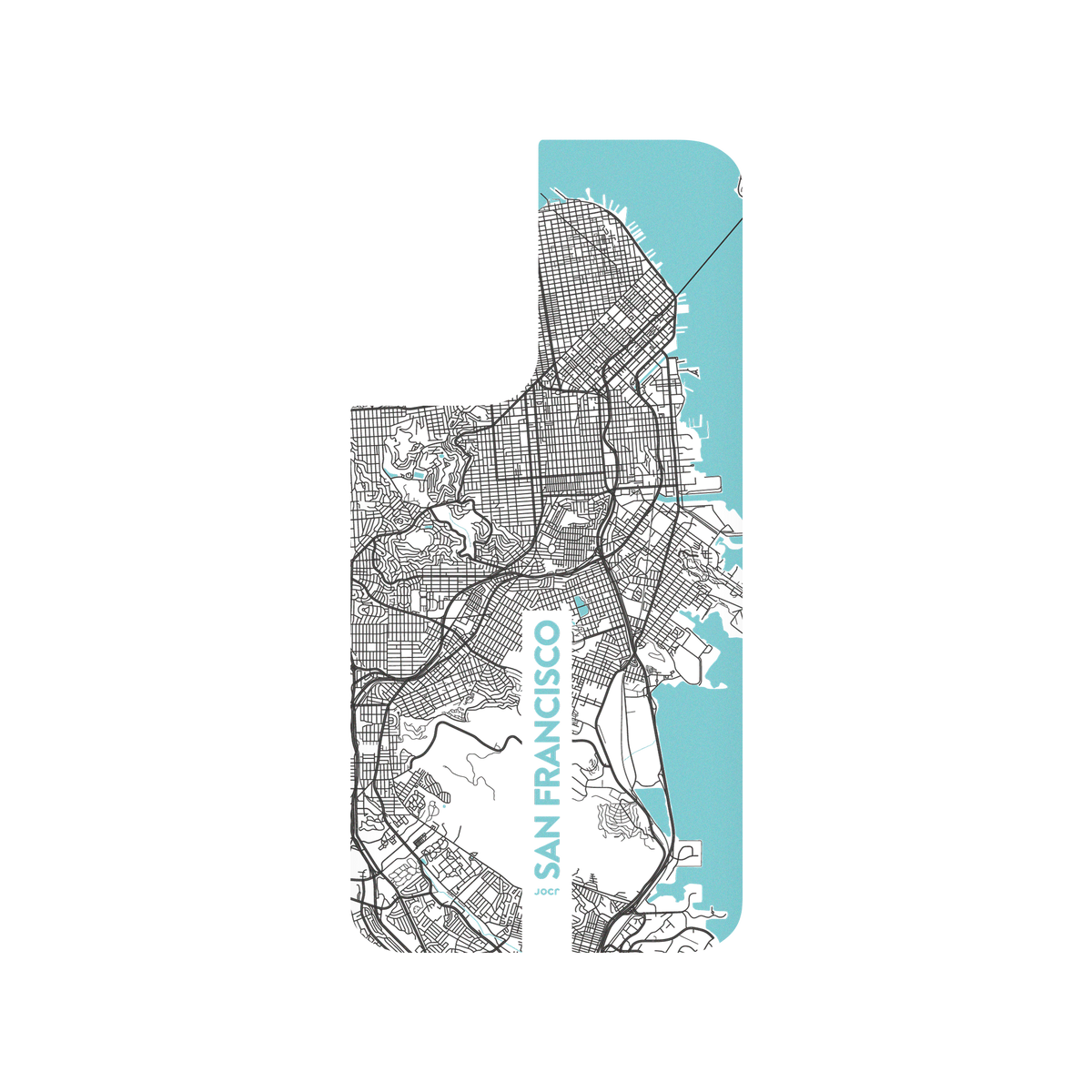 RhinoShield X JOCR SolidSuit Samsung Galaxy S21 Case - San Francisco (Black Logo)
