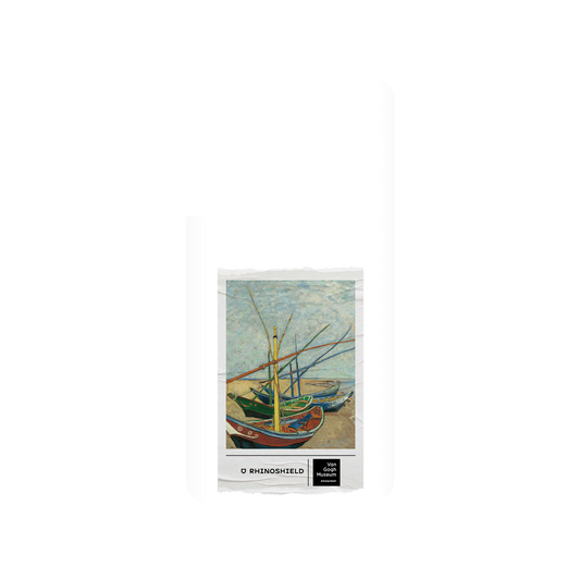 RHINOSHIELD X Van Gogh Museum  SolidSuit Samsung Galaxy S21 Case - Fishing Boats on the Beach - Ticket