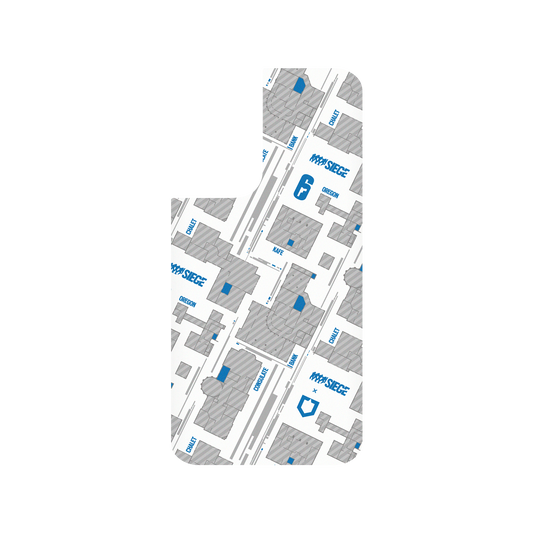RhinoShield X 6: Siege SolidSuit Samsung Galaxy S21 Case - Map - Blue