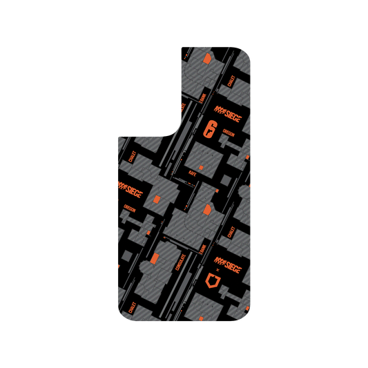 RhinoShield X 6: Siege SolidSuit Samsung Galaxy S21 Case - Map - Orange