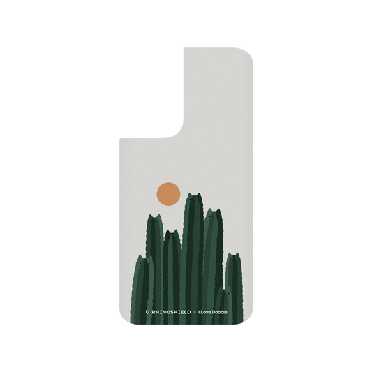 RhinoShield X I Love Doodle SolidSuit Samsung Galaxy S21 Case - Cat and Plant - Cattus