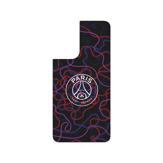 RHINOSHIELD X PSG SolidSuit Samsung Galaxy S21+ Case - Paris Saint-Germain Neon Logo