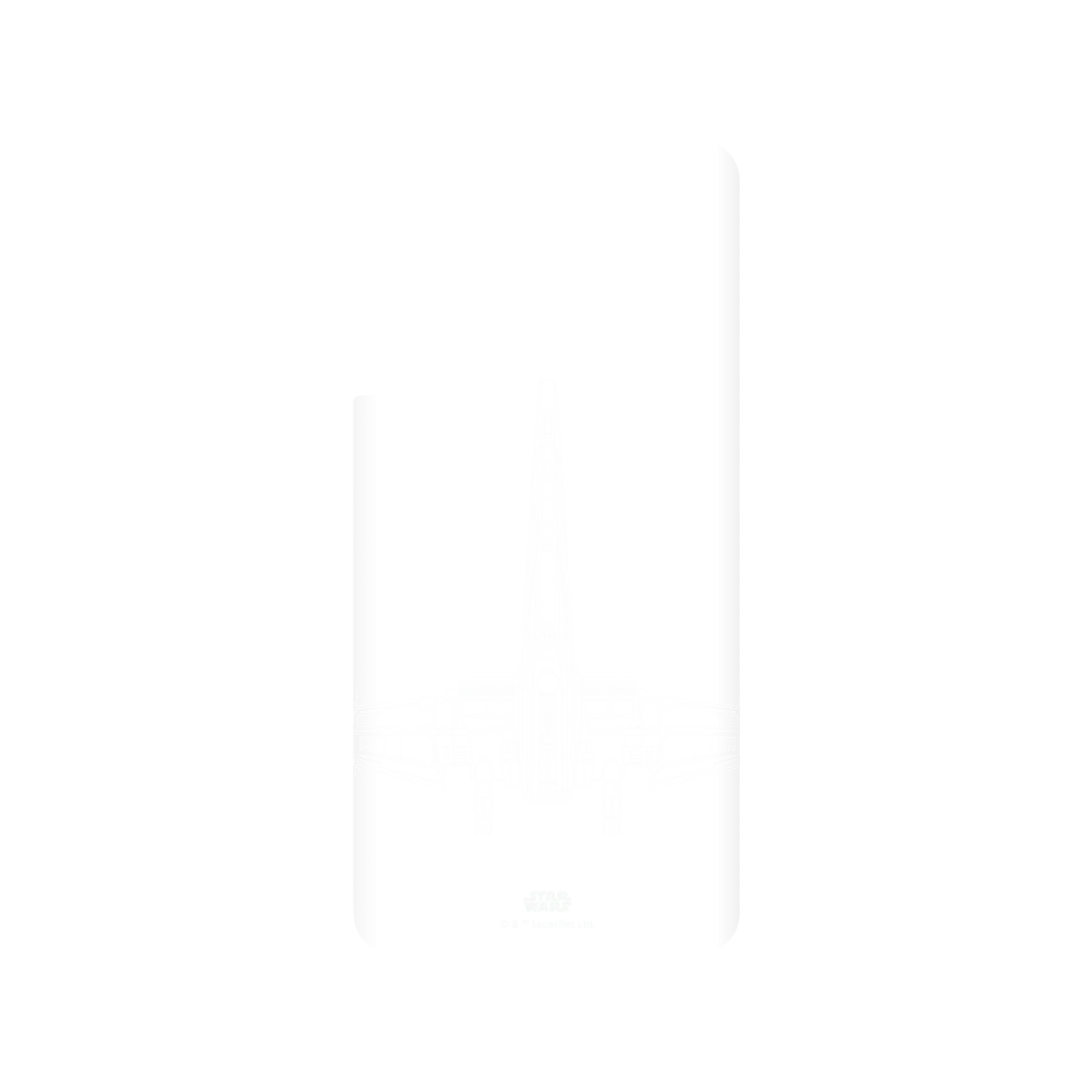 Samsung Galaxy S21+ 犀牛盾SolidSuit聯名設計款防摔背蓋手機殼 StarWars 星際大戰系列 - X戰機-線條白