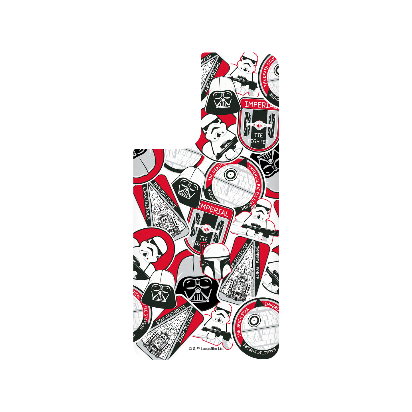 Samsung Galaxy S21+ 犀牛盾SolidSuit聯名設計款防摔背蓋手機殼 StarWars 星際大戰系列 - Sticker-紅