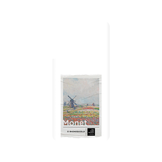 RHINOSHIELD X Van Gogh Museum  SolidSuit Samsung Galaxy S21+ Case - Tulip Fields and Windmills - Claude Monet