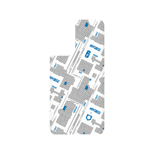 RhinoShield X 6: Siege SolidSuit Samsung Galaxy S21+ Case - Map - Blue