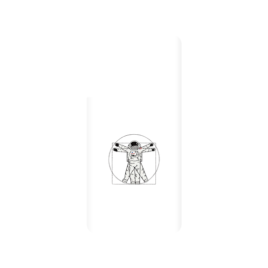 RhinoShield X Cosmos SolidSuit Samsung Galaxy S21+ Case - Vitruvian Spaceman