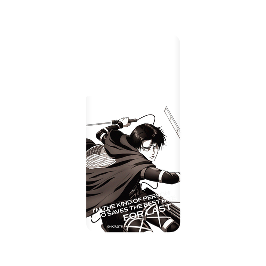 RhinoShield X Attack on Titan SolidSuit Samsung Galaxy S21+ Case - Levi - Black and White
