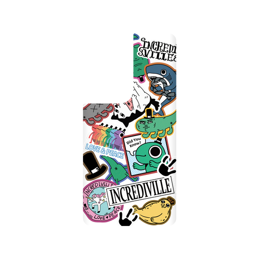 RhinoShield X Incrediville SolidSuit Samsung Galaxy S21 Ultra Case - Odd Sticker Album