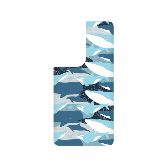 RhinoShield X WasangShow SolidSuit Samsung Galaxy S21 Ultra Case - Whale Camouflage