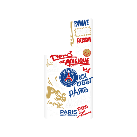RhinoShield X PSG SolidSuit Samsung Galaxy S21 Ultra Case - Paris Saint-Germain - Graffiti