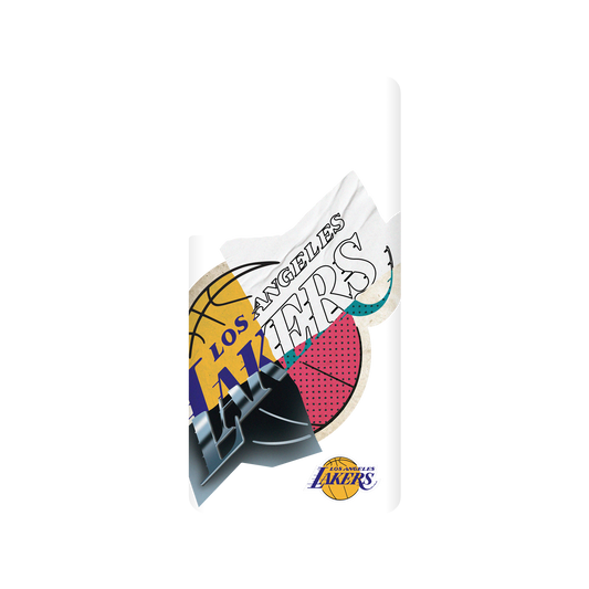 Samsung Galaxy S21 Ultra 犀牛盾SolidSuit聯名設計款防摔背蓋手機殼 NBA - 拼接系列-洛杉磯湖人 L.A. Lakers - Style Mix