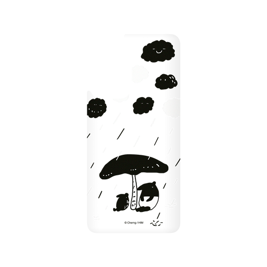RhinoShield X LAIMO SolidSuit Samsung Galaxy A52s Case - It's Raining (Transparent)