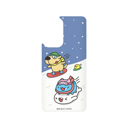 RhinoShield X BUGCAT CAPOO SolidSuit Samsung Galaxy A52 (4G/5G) Case - Fun of Skiing